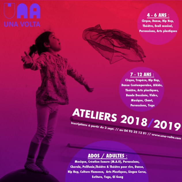 ATELIERS 2018/2019 DU CENTRE CULTUREL UNA VOLTA ATELIERS 2018/2019 DU CENTRE CULTUREL UNA VOLTA