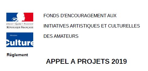 Fonds d'encouragement aux initiatives artistiques et culturelles des amateurs Fonds d'encouragement aux initiatives artistiques et culturelles des amateurs